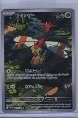 Yanma 183/182 IR SV10 Destined Rivals Pokemon TCG English Card NM - Image 1