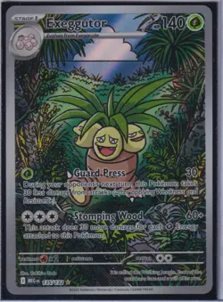 Exeggutor 135/132 IR ME01 Mega Evolution Pokemon TCG English Card NM - Image 1