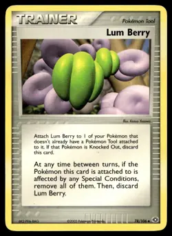 Lum Berry 78/106 Pokemon Card ex Emerald Uncommon Trainer Near Mint E47 - Image 1
