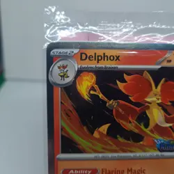 Delphox 013/086 Stamped Promo Card - Pokemon TCG: Chaos Rising Sealed 2026 Mint - Image 3