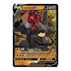 Coalossal V 098/185 - 2020 Vivid Voltage Ultra Rare Holo Pokemon Card NM - Image 1