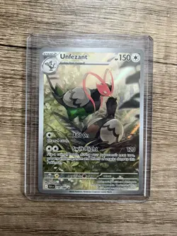 Unfezant 150/086 SV: Black Bolt Illustration Rare Pokemon Card - Image 1
