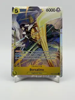 Bandai One Piece Card Game Borsalino EB04-058 Special Foil Character Blocker - Image 1