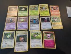 Pokemon TCG 17-Card Lot Yuka Morii Lot - Reverse Holo Flaaffy And Plusle - MP/HP - Image 1