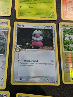 Pokemon TCG 17-Card Lot Yuka Morii Lot - Reverse Holo Flaaffy And Plusle - MP/HP - Image 4