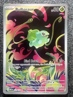 Bulbasaur 133/132 Ultra Rare Holo Pokemon Card NM - Image 1