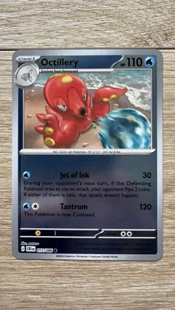Pokemon Octillery 017/086 - ME04: Chaos Rising Common Reverse Holo Card NM - Image 1