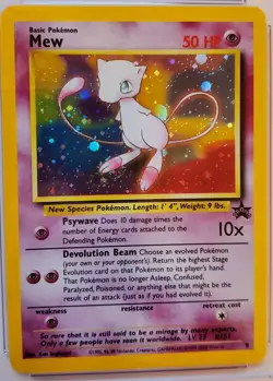 CGC 9.5 Mew Holo Black Star Promo #9 Pokemon League 2000 Pokemon Card - Image 3