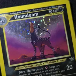 FART SWIRL 🌀💫 Houndoom 8/64 Neo Revelation Holo Rare Unlimited Pokemon Card - Image 2