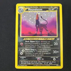 FART SWIRL 🌀💫 Houndoom 8/64 Neo Revelation Holo Rare Unlimited Pokemon Card - Image 3