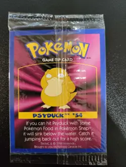Psyduck#54/Doduo#54 - Kelloggs Game Tip Pokemon Sealed 3 Card Booster Pack - Image 2