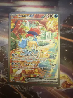 Pokemon TCG Keldeo EX White Flare SIR Card 167/086 NM Condition - Image 1