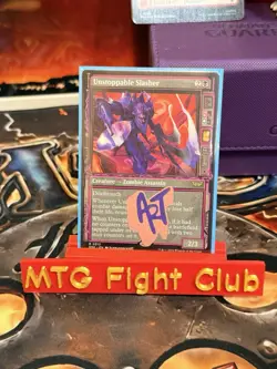 SINGED Unstoppable Slasher (Showcase) Duskmourn: House of Horror CRIMP ERROR - Image 1