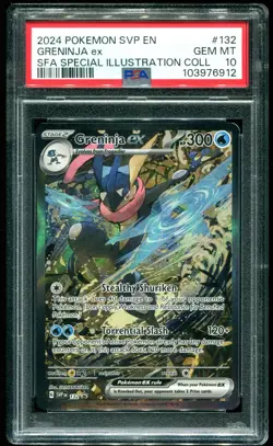 PSA 10 Greninja ex Special Illustration Promo 2024 Pokemon Card #132 - Image 1