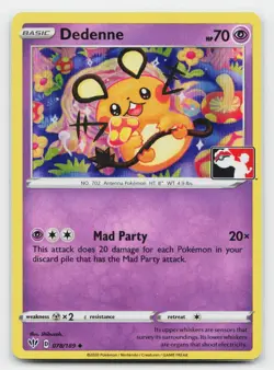 Dedenne 2022 Prize Pack Series Cards 078/189 - Image 1