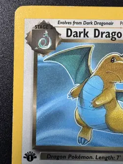 1st Edition Dark Dragonite 22/82 Team Rocket WoTC Pokemon Card Rare HP - Image 3