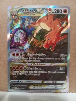 Pokemon TCG Charizard VSTAR Sword & Shield Promo Holo Card SWSH262 280 HP - Image 1