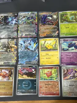 #25 Pokemon TCG 12 Card Lot Registeel ex Terapagos ex Great Tusk ex Holo/Foil - Image 1