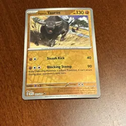 Paldean Tauros 101/191 Surging Sparks Reverse Holo Pokemon TCG Card - Image 1