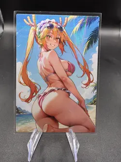 Tohru Miss Kobayashi Dragon Maid Holographic Anime Collectible Trading Card - Image 2