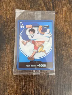 (1) One Piece Dodgers Promo Card Monkey D. Luffy 2026 sealed - Image 1