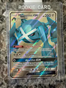 Metagross GX 139/145 Sun & Moon Guardians Rising Pokemon Card NM - Image 1