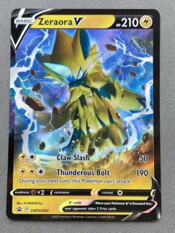 Zeraora V - SWSH263 SWSH: Sword & Shield Promo Cards NM Holo - Image 1
