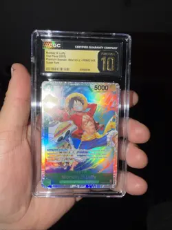 One Piece Monkey.D.Luffy PRB02-005 CGC PRISTINE 10! LOW POP - Image 1