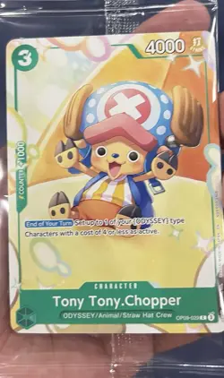 Tony Tony Chopper Convention Exclusive Promo OP09-029 One Piece Promotion Sealed - Image 1