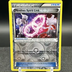 Mewtwo Spirit Link 144/162 Reverse Holo Uncommon XY Breakthrough Pokemon Card - Image 1