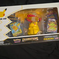 Pokemon TCG Celebrations Pikachu VMAX Premium Figure Collection Sealed 2021 - Image 5