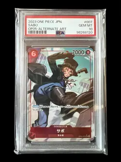 SABO OP05-007 SR SPA10 Alternate Rare one piece card game psa 10 - Image 1