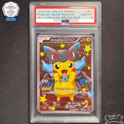PSA 10 Poncho Wearing Pikachu Charizard X 207/XY-P 2016 Pokemon Card Japanese - Image 1