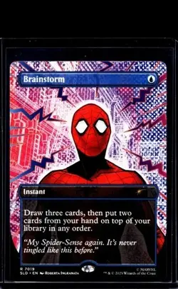 MTG Brainstorm Secret Lair x Spider-Man 7019 NM - Image 1