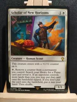 Scholar of New Horizons - Final Fantasy Commander - Rare - NM (see pics) MTG - Image 1
