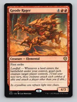Geode Rager R Starter Commander Decks 144 NM - Image 1