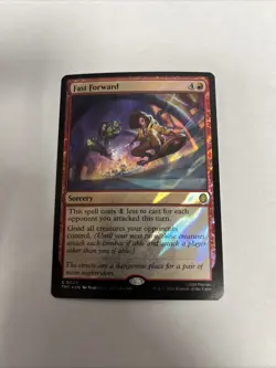 Fast Forward Surge Foil TMNT Card #0024 MTG LP - Image 1