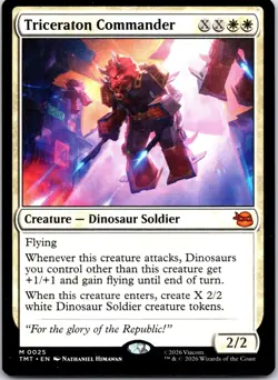 Triceraton Commander 0025 Teenage Mutant Ninja Turtles Magic: The Gathering NM - Image 1