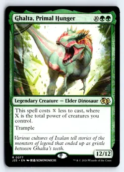Ghalta, Primal Hunger (Anime) 77 Foundations Jumpstart Magic: The Gathering NM - Image 1