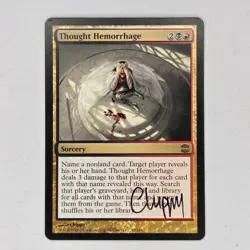 SIGNED CHIPPY THOUGHT HEMORRHAGE ALARA REBORN LP MTG - Image 1
