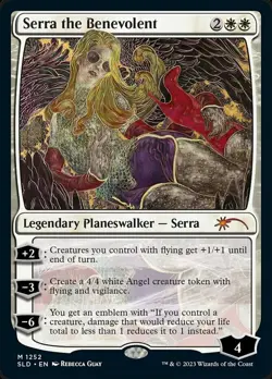 1x Serra the Benevolent - Foil NM-Mint, English Secret Lair MTG Magic - Image 1