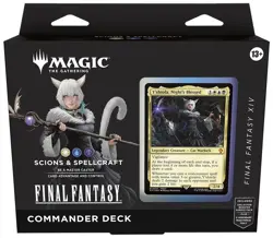 Final Fantasy Magic The Gathering precon commander deck: Scions and Spell Craft - Image 1