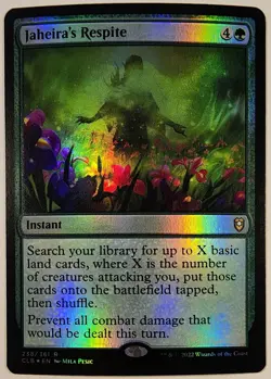 Jaheira's Respite 238 Foil Commander Legends: Battle for Baldur's Gate MTG NM - Image 1