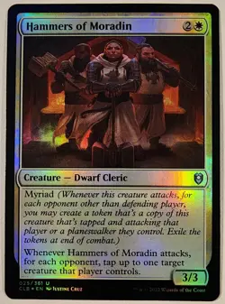 Hammers of Moradin 25 Foil Commander Legends: Battle for Baldur's Gate MTG NM - Image 1