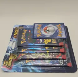 Konami Pokemon TCG Lightning Set 2 Booster Packs,4 Trick or Trade, 1 promo card - Image 2