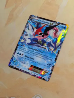 Pokemon TCG Ash-Greninja EX XY Black Star Promo XY133 Holo Card TCG Regular Size - Image 3