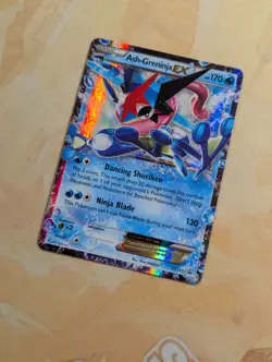 Pokemon TCG Ash-Greninja EX XY Black Star Promo XY133 Holo Card TCG Regular Size - Image 4