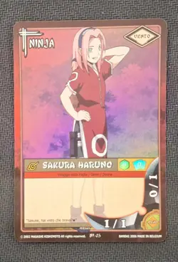 NARUTO CARD GAME Sakura Haruno NI-03 FOIL NM - Image 1