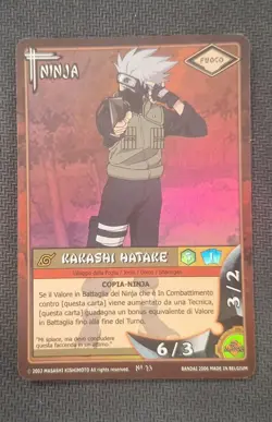 NARUTO CARD GAME Kakashi Hatake NI-23 FOIL NM - Image 1