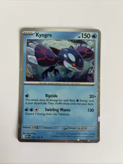 Kyogre (Cosmos Holo) Rare Miscellaneous Cards & Products 034/132 NM Holo - Image 1